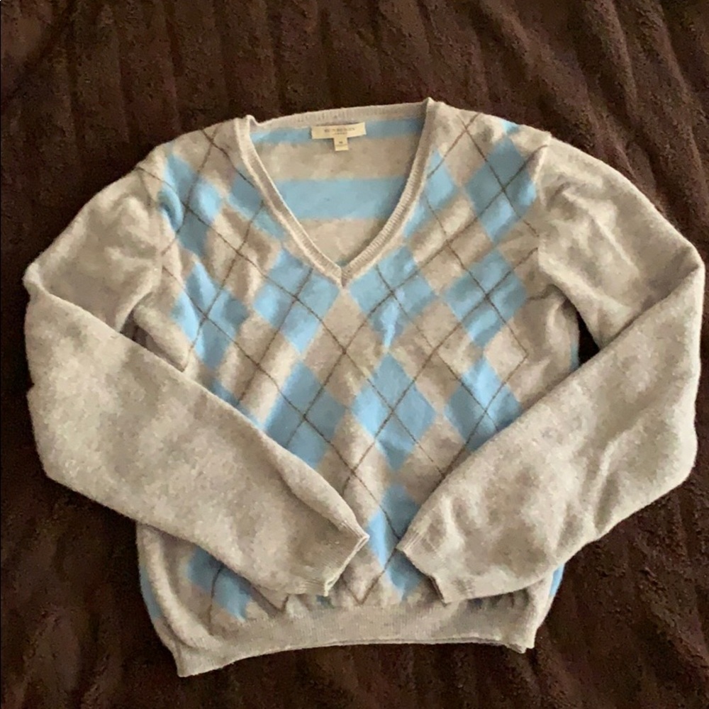 Cashmere sweater.